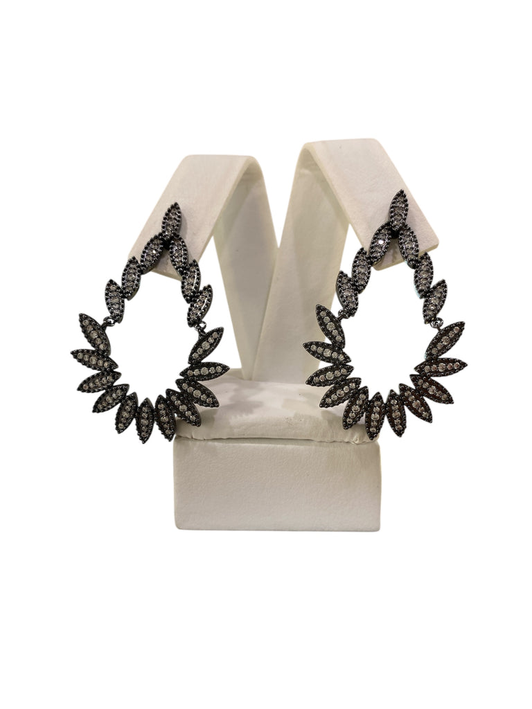 Earrings rhodio