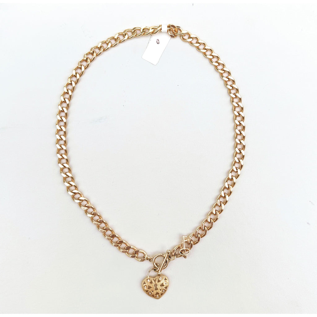 Gold-Plated Chain Necklace
