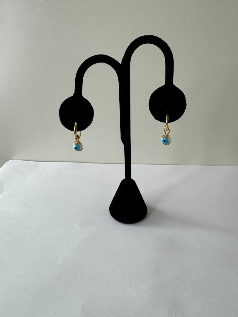 Mini Evil Eye Drop Earrings