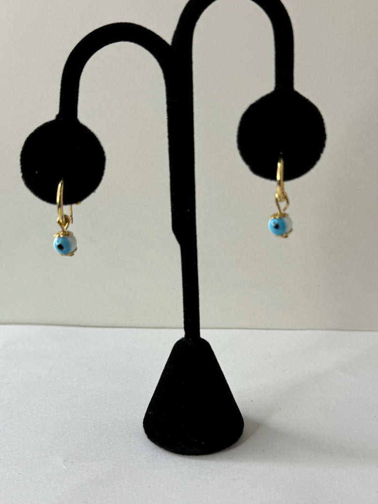 Mini Evil Eye Drop Earrings