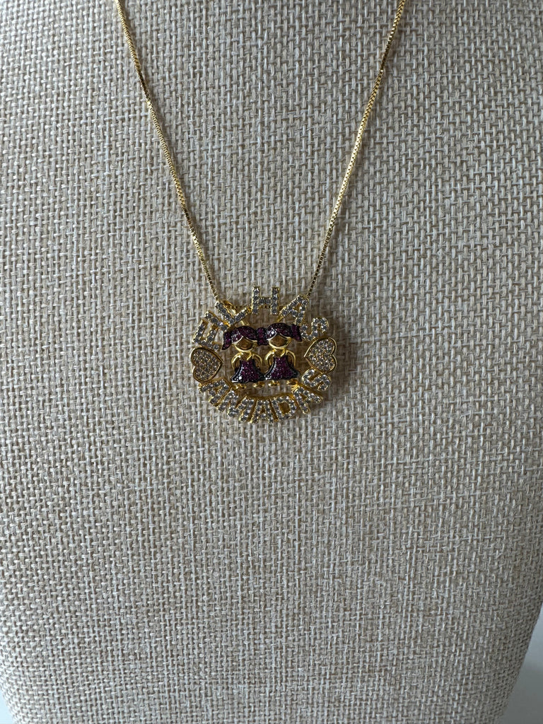 “La Más Amada” Love Medallion Necklace
