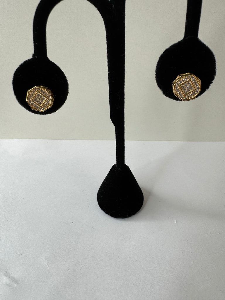 Geo Glam Studs
