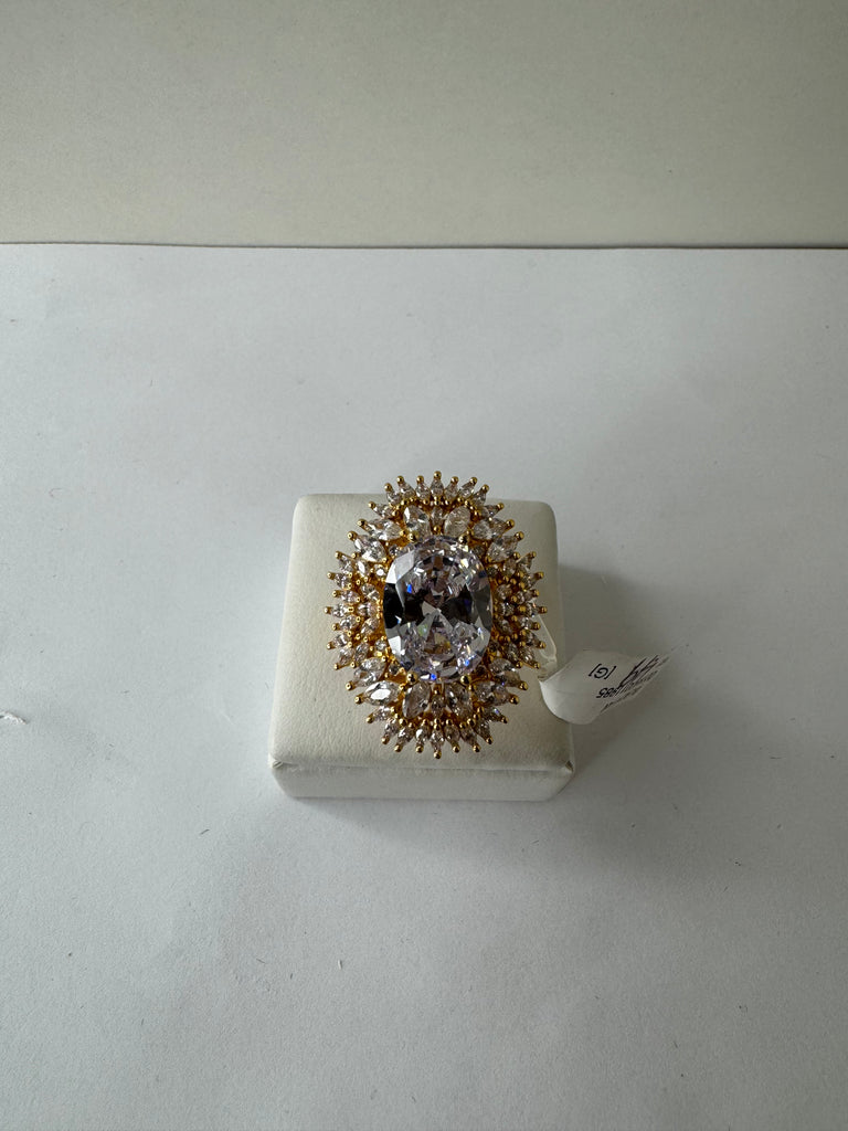 Radiant Royalty Oval Ring