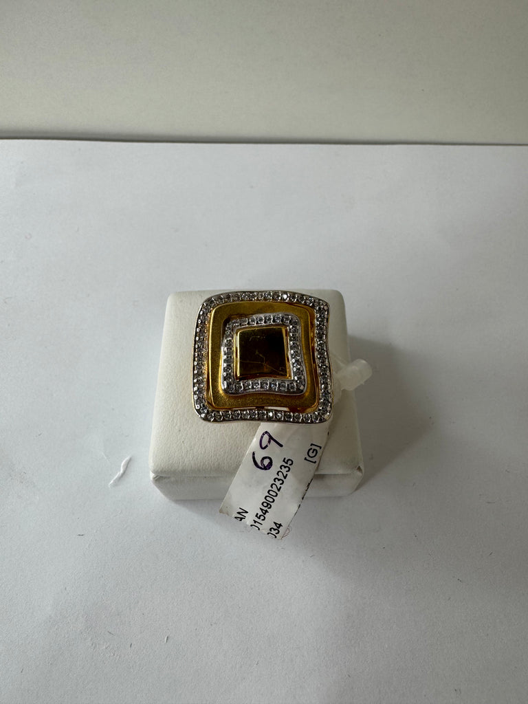 Retro Luxe Square Ring