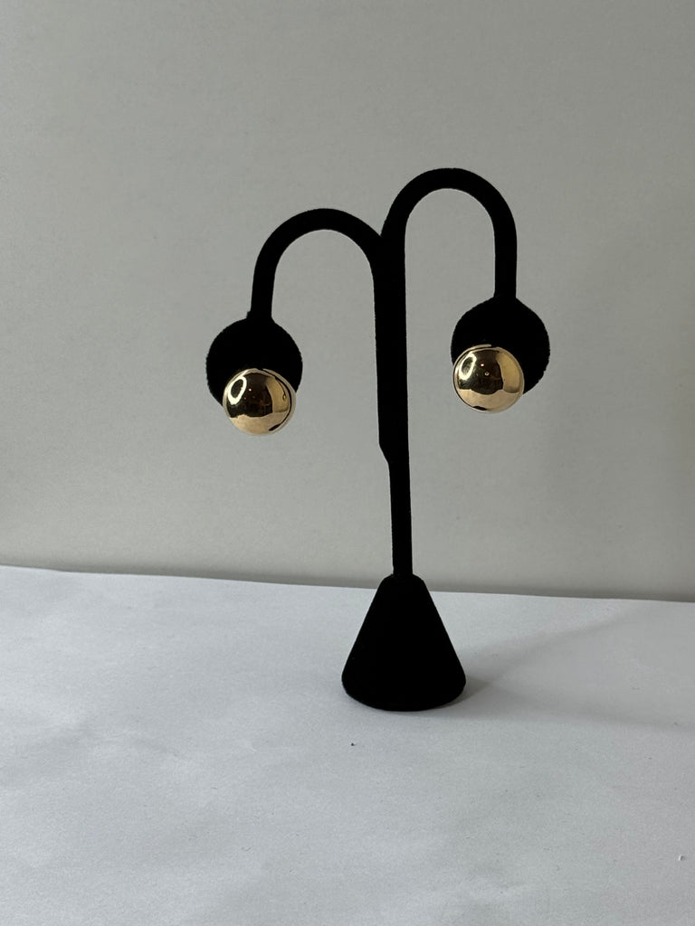 Bold Dome Gold Studs