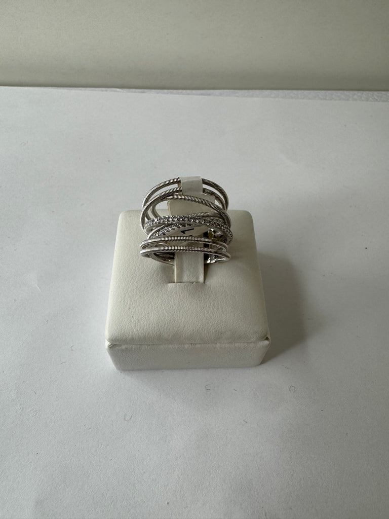 Coil Multi-Band Ring – Mixed Texture