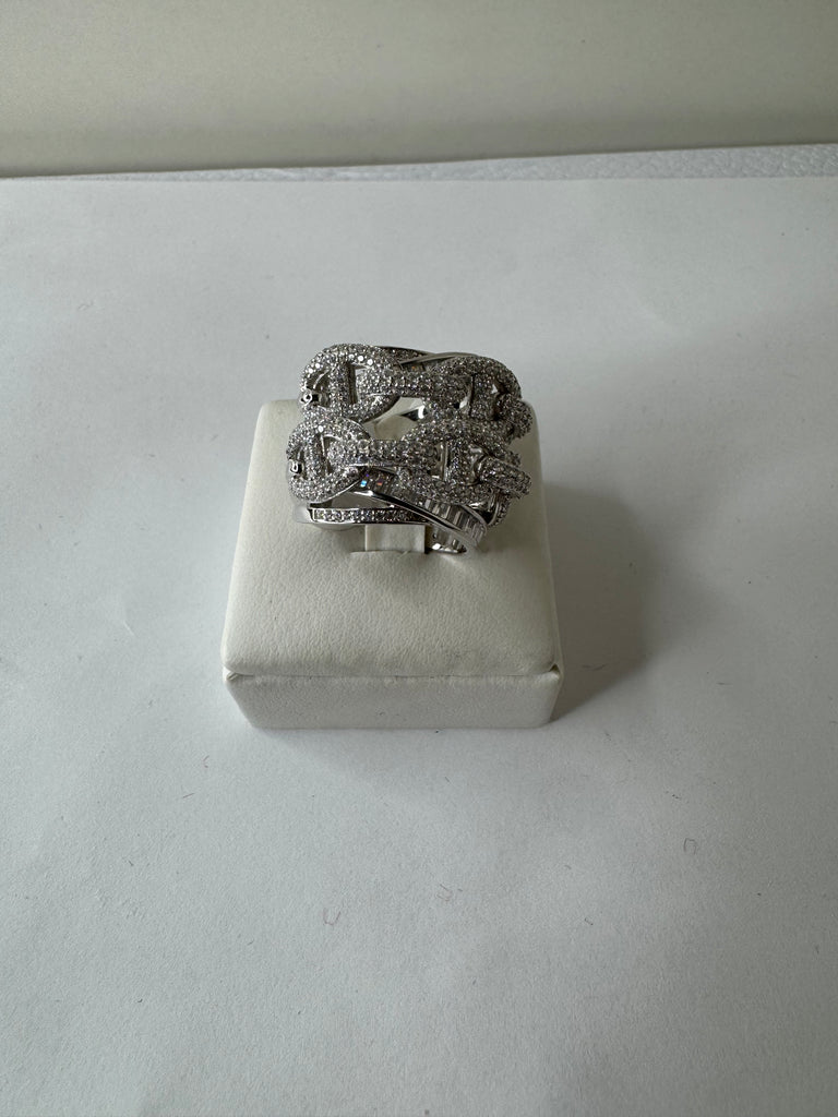 Iced Cuban Link Ring
