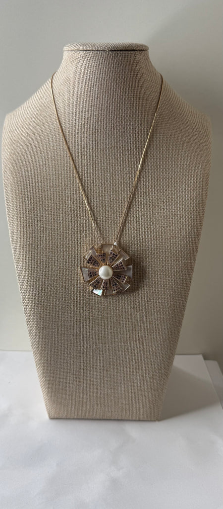 Radiant Bloom Pendant Necklace