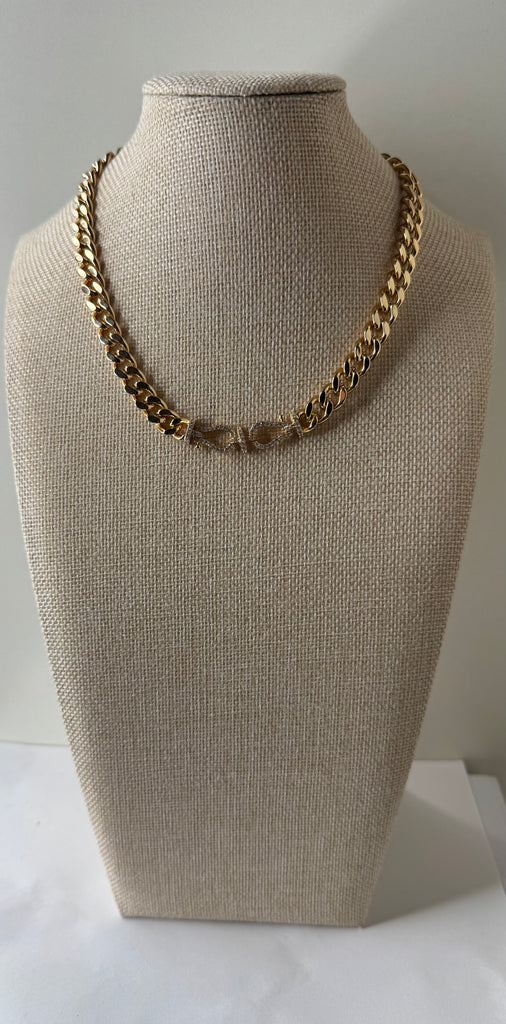 Diamond Clasp Cuban Chain