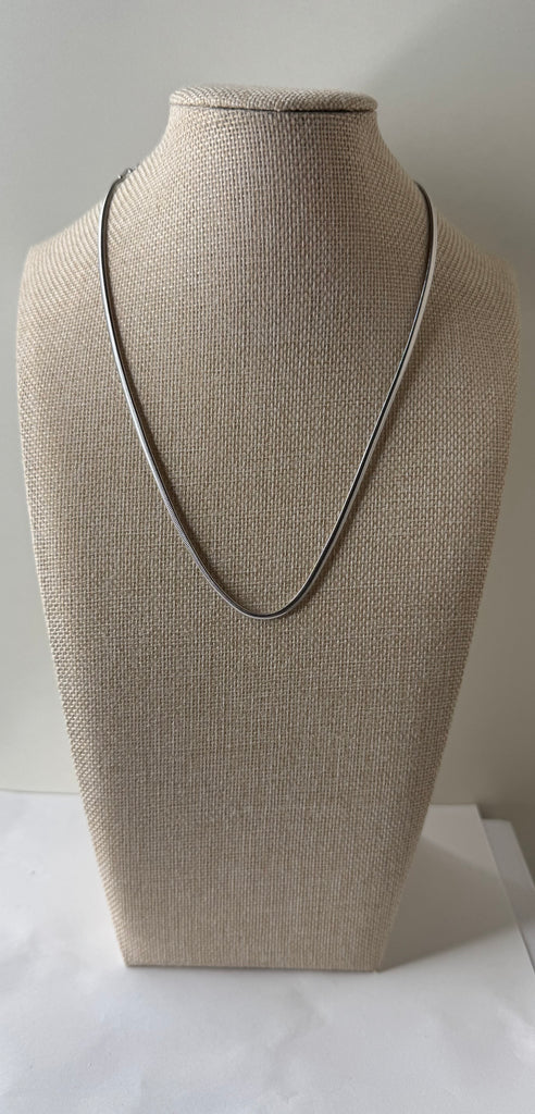 Sleek Silver Snake Chain