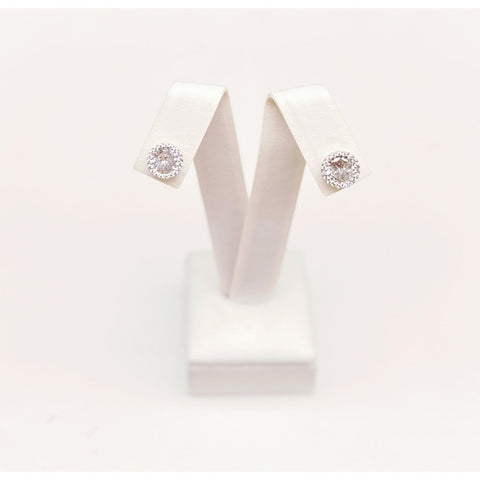 Classic Halo Stud Earrings
