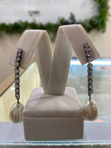 Earrings rhodio