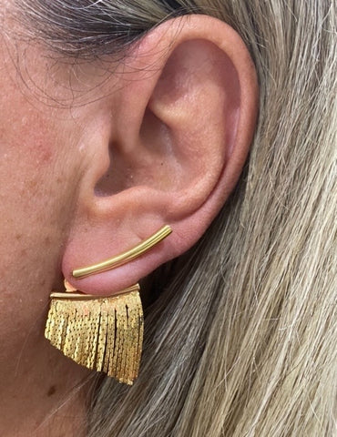 Earring fringe