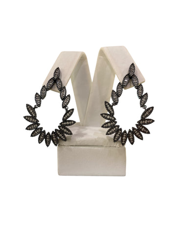 Earrings rhodio