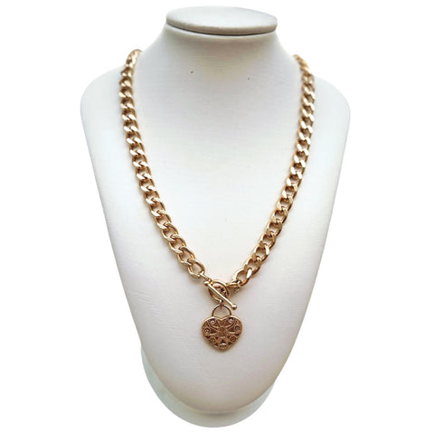 Gold-Plated Chain Necklace