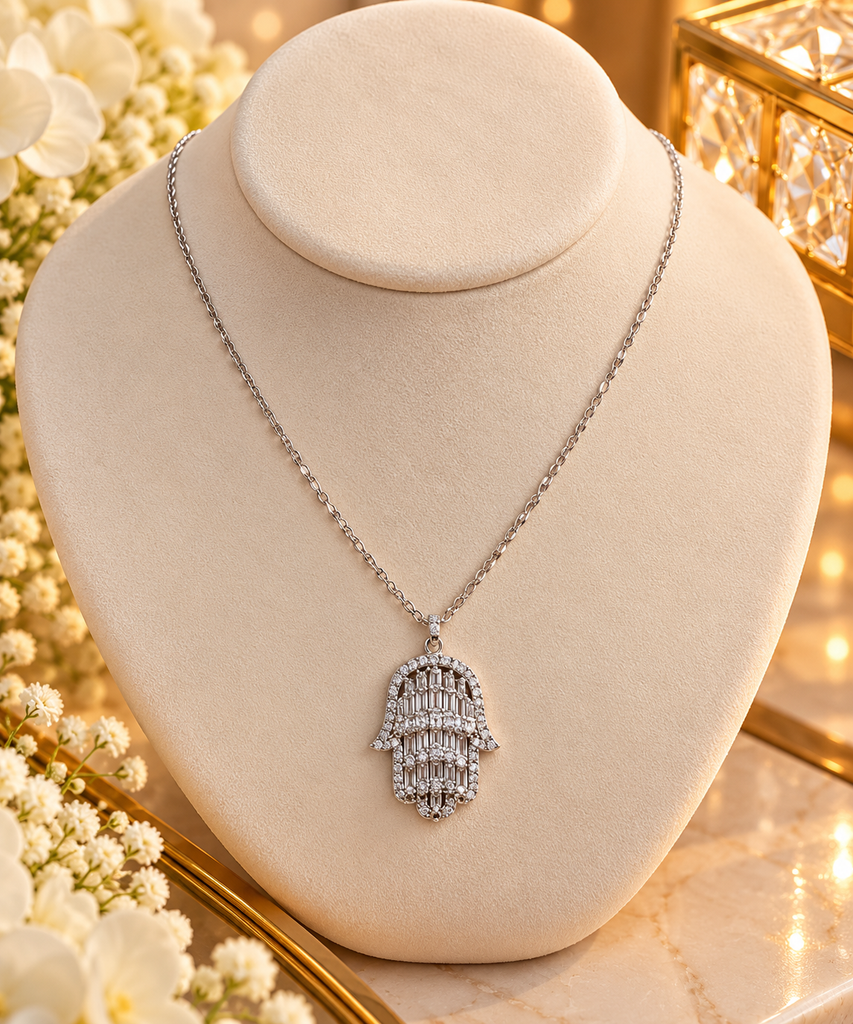 Hamsa Pendant Necklace