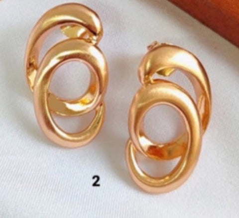 Polished earrings
