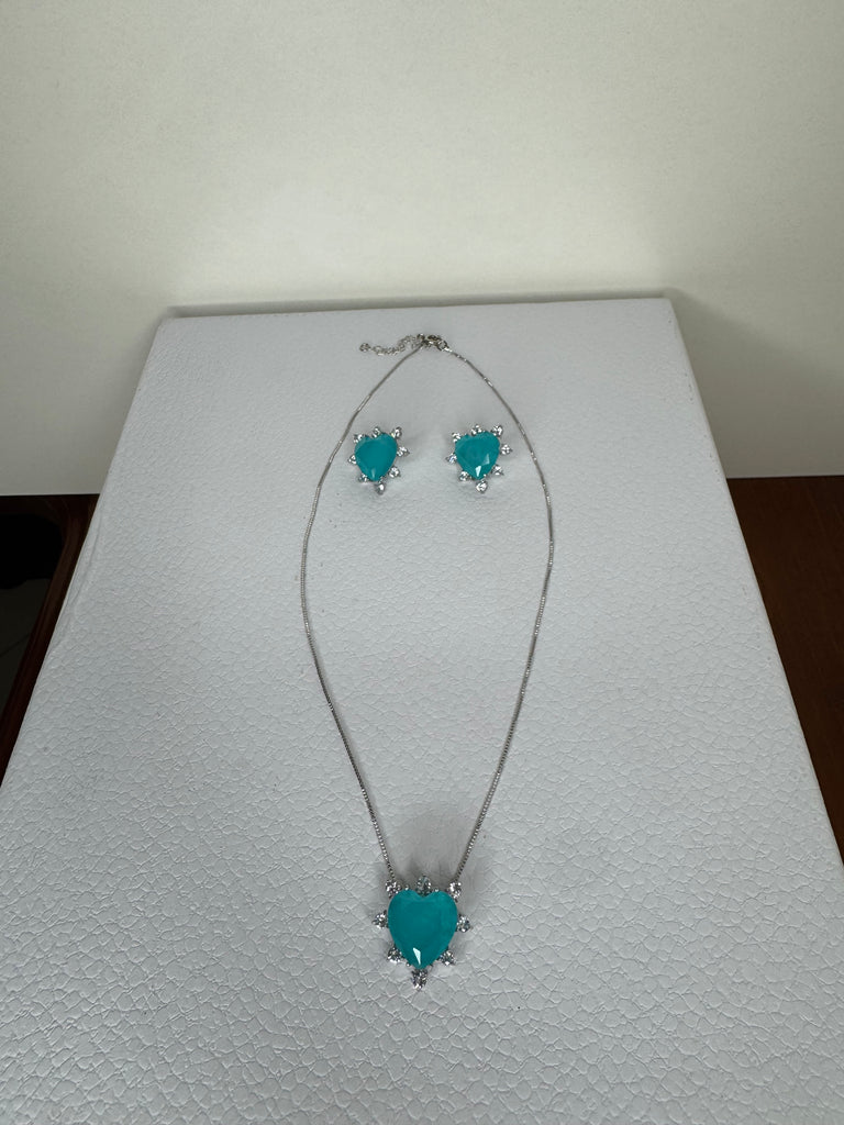 Ocean Heart Jewelry Set