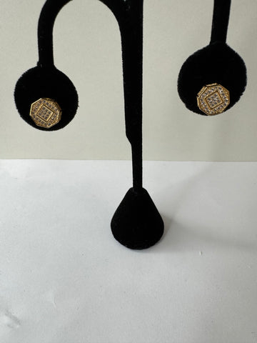 Geo Glam Studs