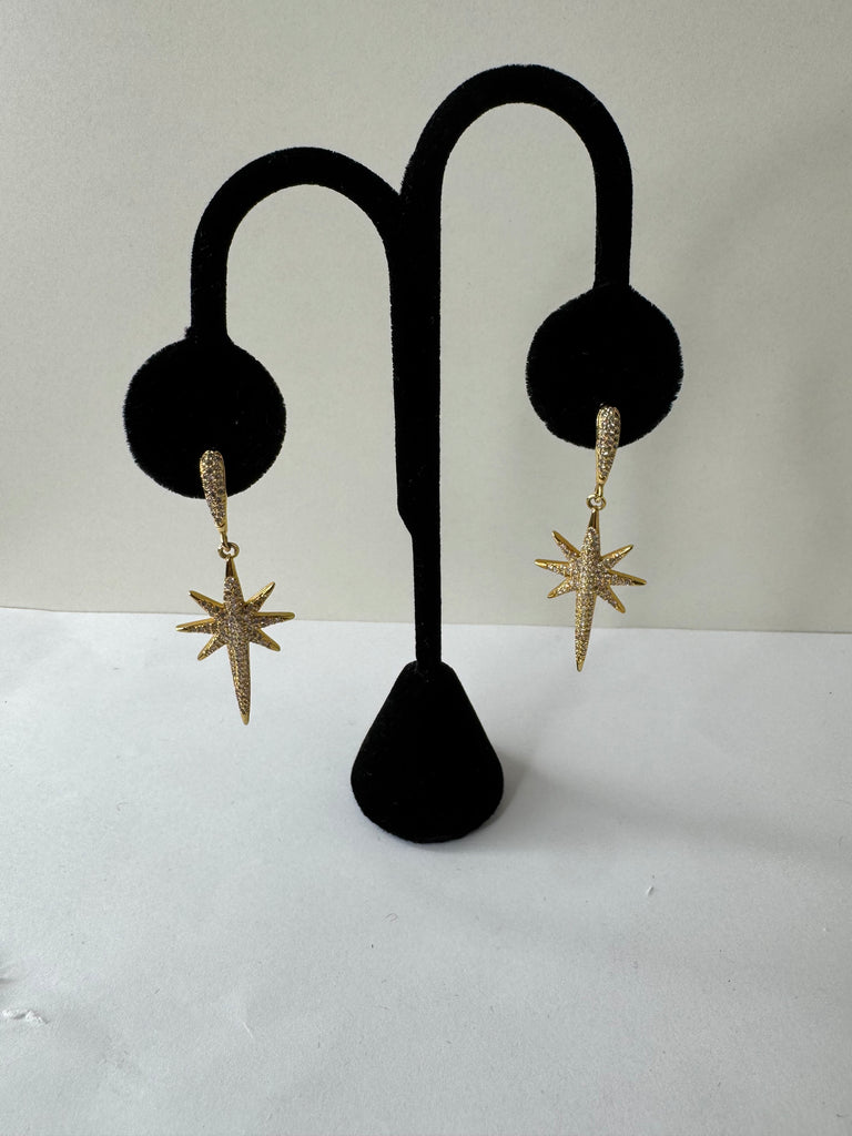 North Star Drop Earrings