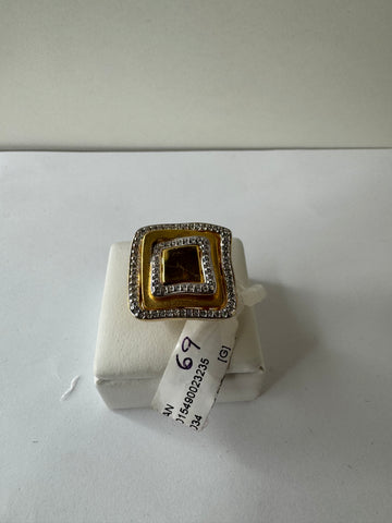 Retro Luxe Square Ring