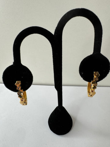 Love Script Hoop Earrings