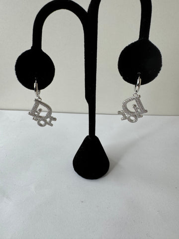 Diamond-Cut DG Hoop Earrings