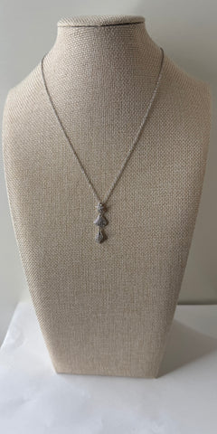 Triple Charm Star & Fan Necklace