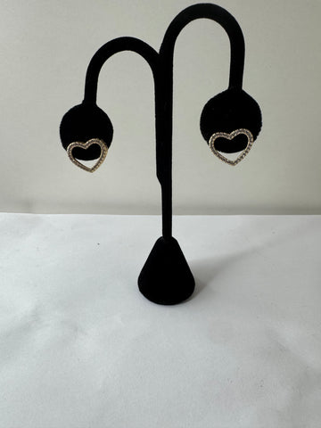 Golden Heart Studs